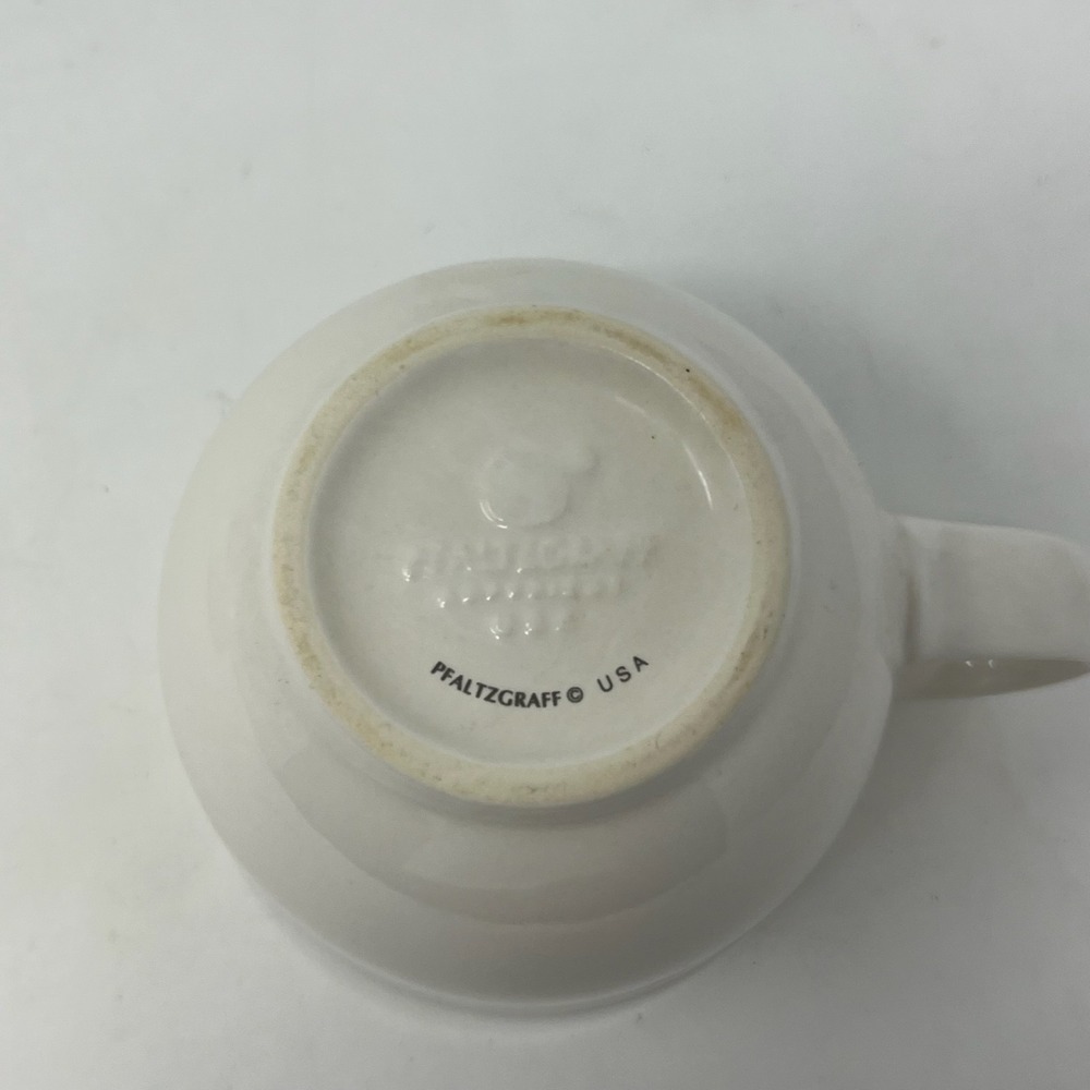 Vtg Pfaltzgraff Hopscotch 2 Coffee Mugs Cherry Plum Stoneware Retro USA Cottage - Picture 14 of 14